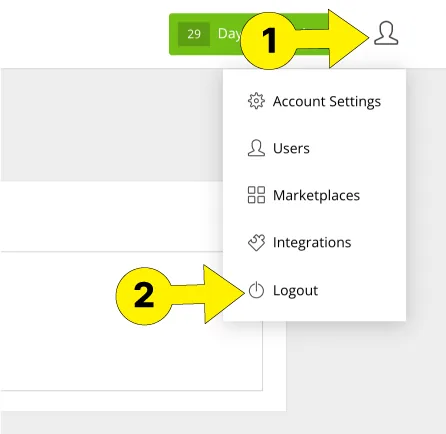 Logout of your GetReviews account.