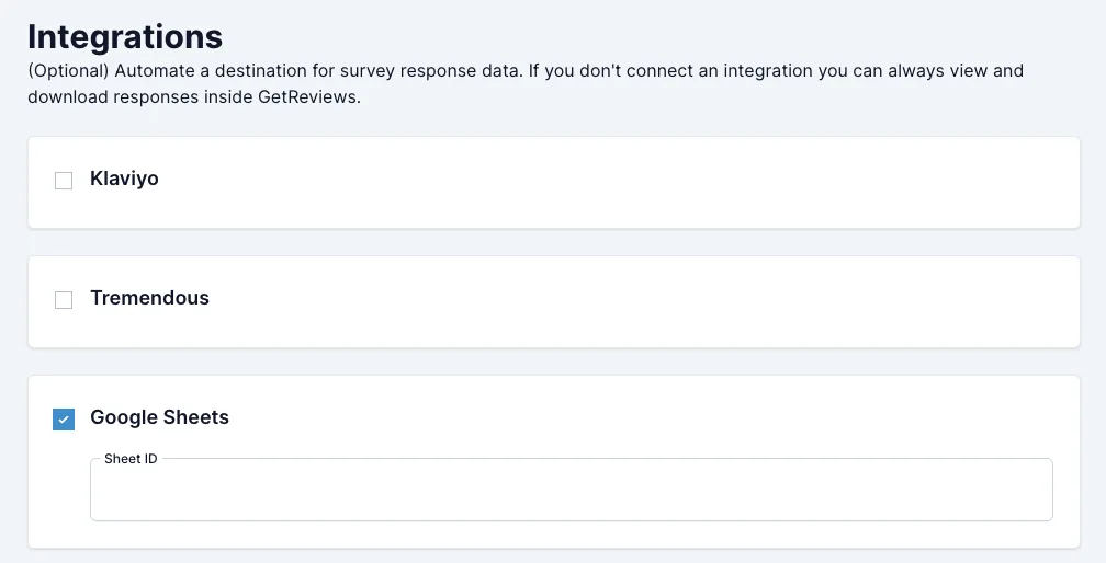 Integrations
